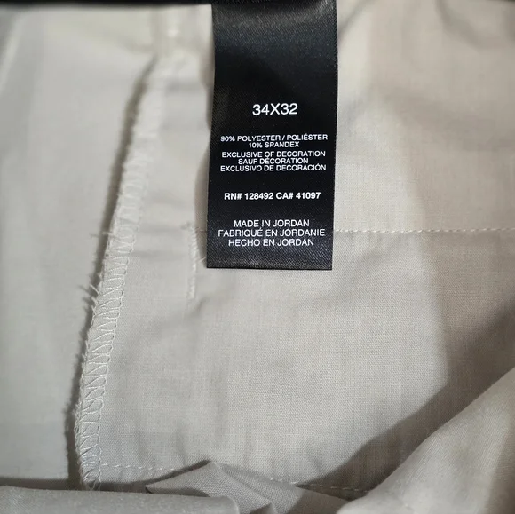 Greg Norman Collection Performance Golf Pant Mens 34 X 32 In Khaki New - Picture 4 of 11